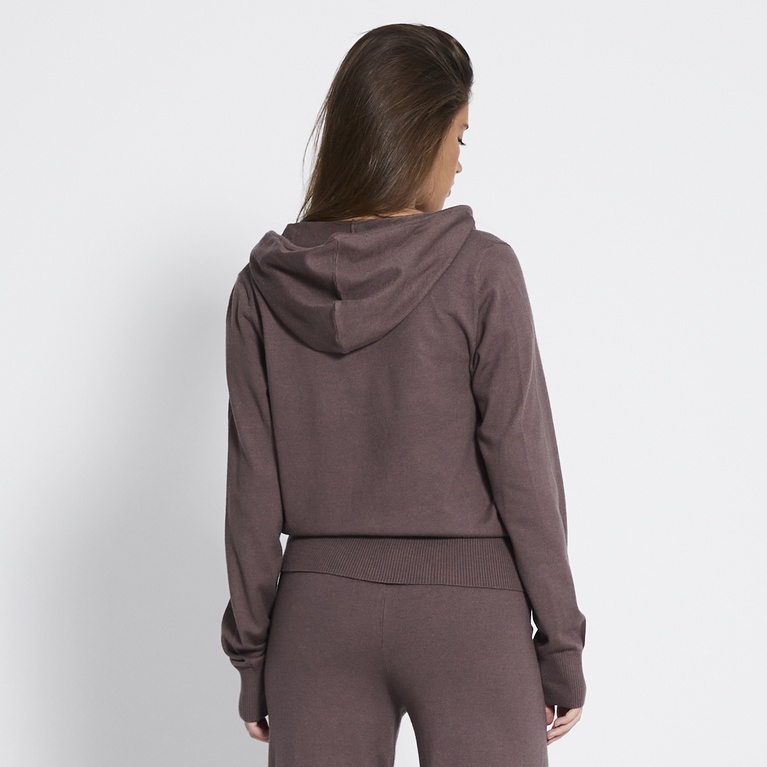 Knit zip hoodie "Jennifer"